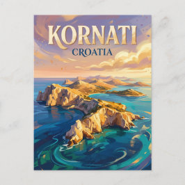 Kornati Nationalpark Kroatien Postkarte