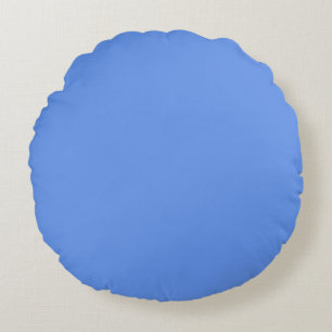 Kornblumenblau Rundes Kissen