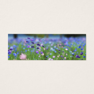 Kornblumenblaue Lesezeichen