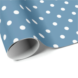 kornblumme | White Polka Dot Wrapping Paper Geschenkpapier