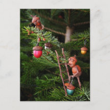 Kornelfen schmücken Weihnachtsbaum - Weihnachten