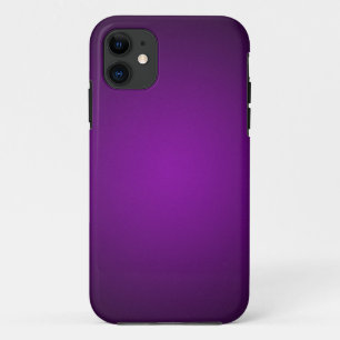 Körnige lila-schwarze Vignette iPhone 11 Hülle