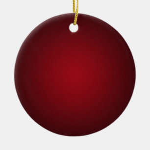 Körnige rot-schwarze Vignette Keramik Ornament