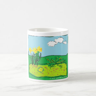 Kornische Narzissen-, Primel-und Kaffeetasse