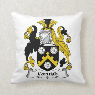 Kornisches Familienwappen Kissen