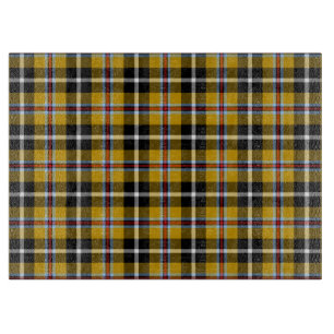 Kornisches Nationaltartan Gelb-Schwarz Karo Schneidebrett