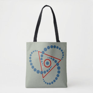 Kornkreis Piktogramm/Kulturkreispiktogramm VI Tasche