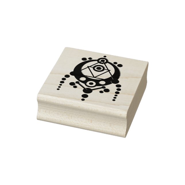 Kornkreis Piktogramm/Kulturkreispiktogramm XI Gummistempel (Stempel)