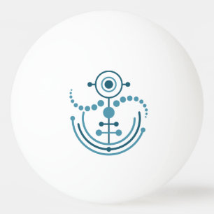 Kornkreis Piktogramm / Piktogramm des Kulturkreise Tischtennisball