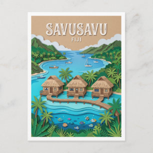 Koro Sun Resort Savusavu Fidschi Postkarte