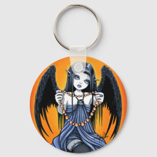 "Korona-" gotischer Rabe Winged Schlüsselanhänger