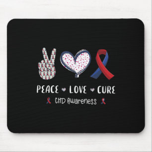 Koronare Herzkrankheit Schleife CHD Bewusstseinsmo Mousepad