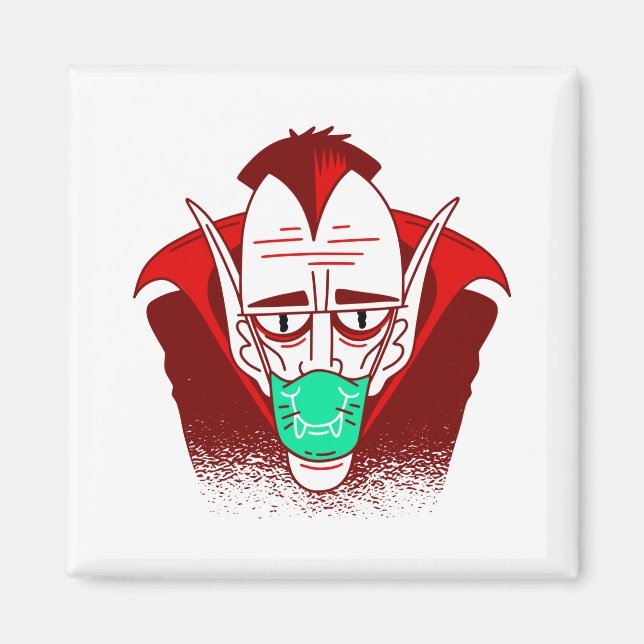 Koronavirus-Halbpenvampir Magnet (Vorne)