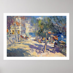 Korovin, Ansicht südlich Frankreich-Plakats Poster
