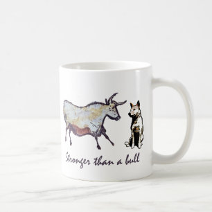 Körper als Felsen, stärker als ein Stier Kaffeetasse
