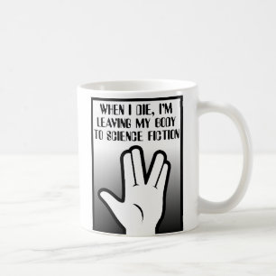Körper an die Science-Fiction Lustiger Becher Kaffeetasse