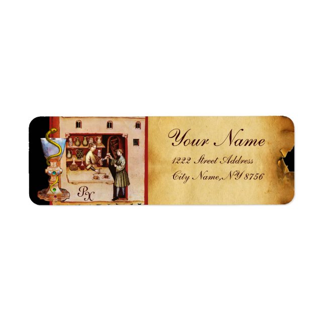 KÖRPER DES HYGEIA PHARMAZEUTISCHEN DROGENMONOGRAMM (Vorne)