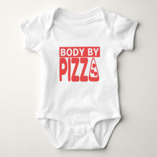 Körper durch Pizza Baby Strampler