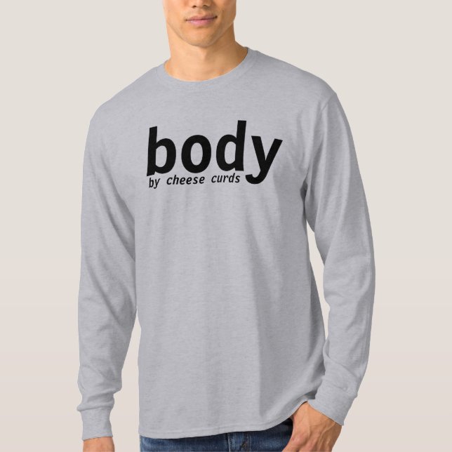 Körper durch Quark T-Shirt (Vorderseite)