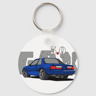 Körper Fox-5.0L (Kerben-Rückseite). T - Shirt Schlüsselanhänger