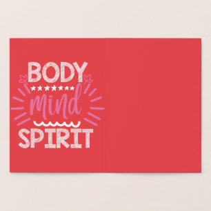 Körper Geist Seele Folienkarte