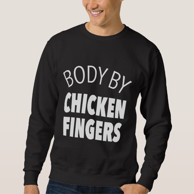 Körper nach Hühnerflügel Sweatshirt (Vorderseite)