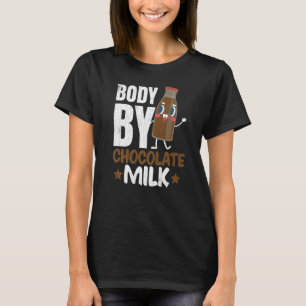 Körper nach Schokolade Milchnahrung Grafische T-Shirt