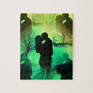 Körper-Sprachpuzzlespiel