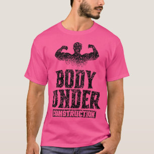 Körper unter Baugewerbe Gewichtheben Deadlift Wei T-Shirt