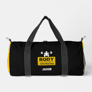 Körper unter Konstruktion Benutzerdefinierter Name Duffle Bag