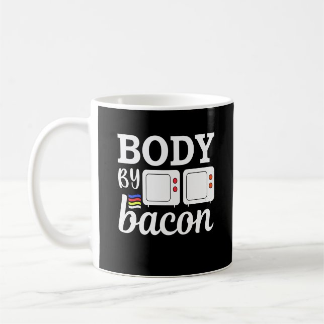 Körper von Bacon Essential Funny Bacon Lover Kaffeetasse (Links)