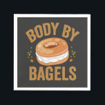 Körper von Bagels Funny jüdisch Hanukkah Donut Ges Serviette<br><div class="desc">hanukkah,  passover, jiddisch, chanukah, jüdisch, menorah, jew, gift, Geburtstag, Bagel</div>