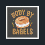 Körper von Bagels Funny jüdisch Hanukkah Donut Ges Serviette<br><div class="desc">hanukkah,  passover, jiddisch, chanukah, jüdisch, menorah, jew, gift, Geburtstag, Bagel</div>