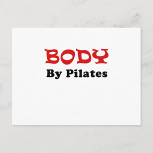 Körper von Pilates Postkarte