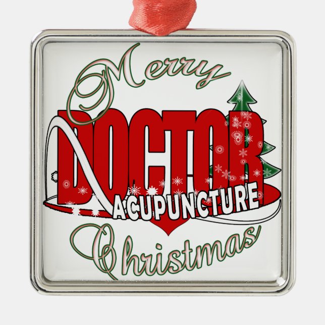 KÖRPERAKUPUNKTUR NUR WEIHNACHTEN ORNAMENT AUS METALL (Vorne)