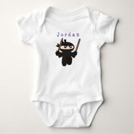 Körperanzug lustig , ninja 01 . Baby Bodysuit Strampler