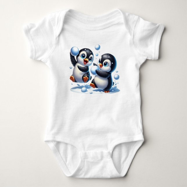 Körperanzüge für Kinder lustiges Cartoon Comic Baby Strampler (Vorderseite)