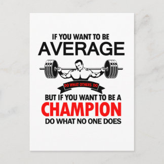 Körperbaugeschenk Postkarte