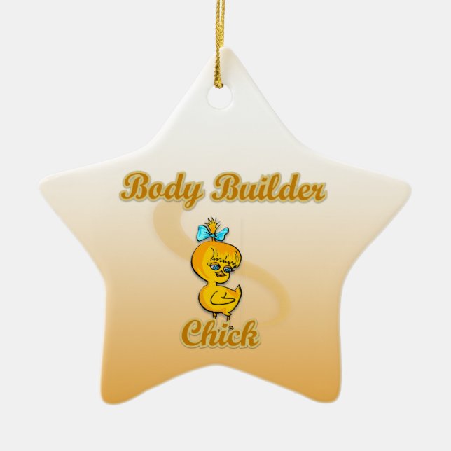 Körperbaukichle Keramik Ornament (Vorne)