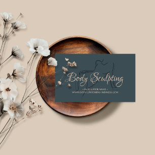 Körperbildhauerin für Wellness-Center Visitenkarte