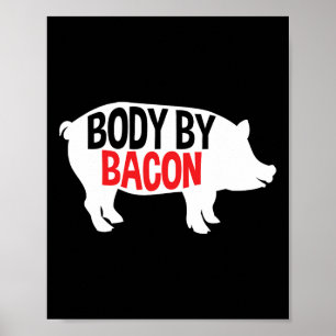 Körpergewicht nach Bacon, karberarm, hoch fett Ket Poster