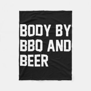 Körpergewicht nach Grillen und Bier Funny Dinking Fleecedecke