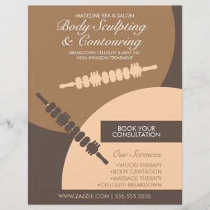Körperkonturierung Körpermodellierung Massage Flyer