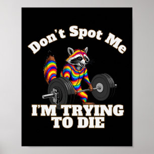 Körperkult Versuch zu sterben Bodybuilding Poster