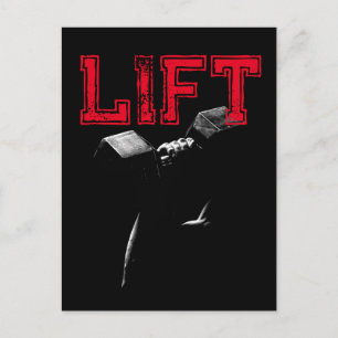 Körperkultur Fitness Motivierend Postkarte