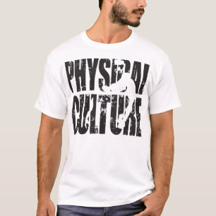 Körperliche Kultur - Muskel-Mann - dunkles Shirt