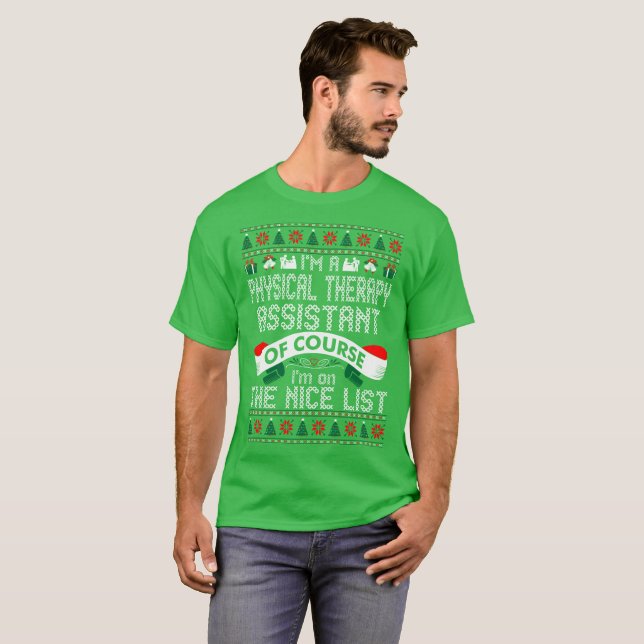 Körperliche Therapie-Assistent auf Nizza T-Shirt (Vorne ganz)