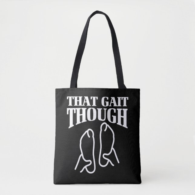 Körperliche Therapie-Geschenk diese Gangart zwar Tasche (Vorderseite)