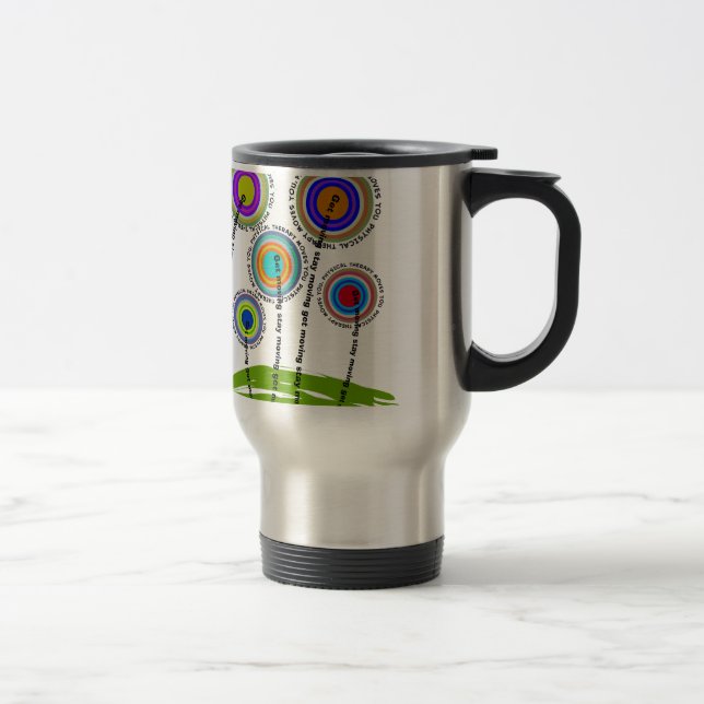 Körperliche Therapie-künstlerische Geschenke Reisebecher (Rechts)
