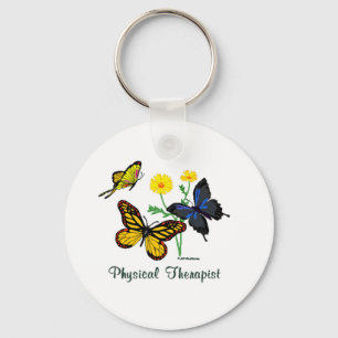 Körperlicher Therapeut-Schmetterlinge Schlüsselanhänger